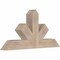 Ekena Millwork Saratoga Smooth Timber Gable Bracket, Douglas Fir, 48"W x 24"H x 5 1/2"D x 5 1/2"F, 12/12 Pitch GBW048X24X0606SAR00SDF - alternate 3